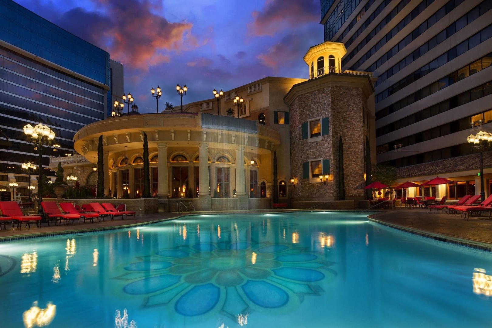 Pool view of Peppermill Resort Spa Casino