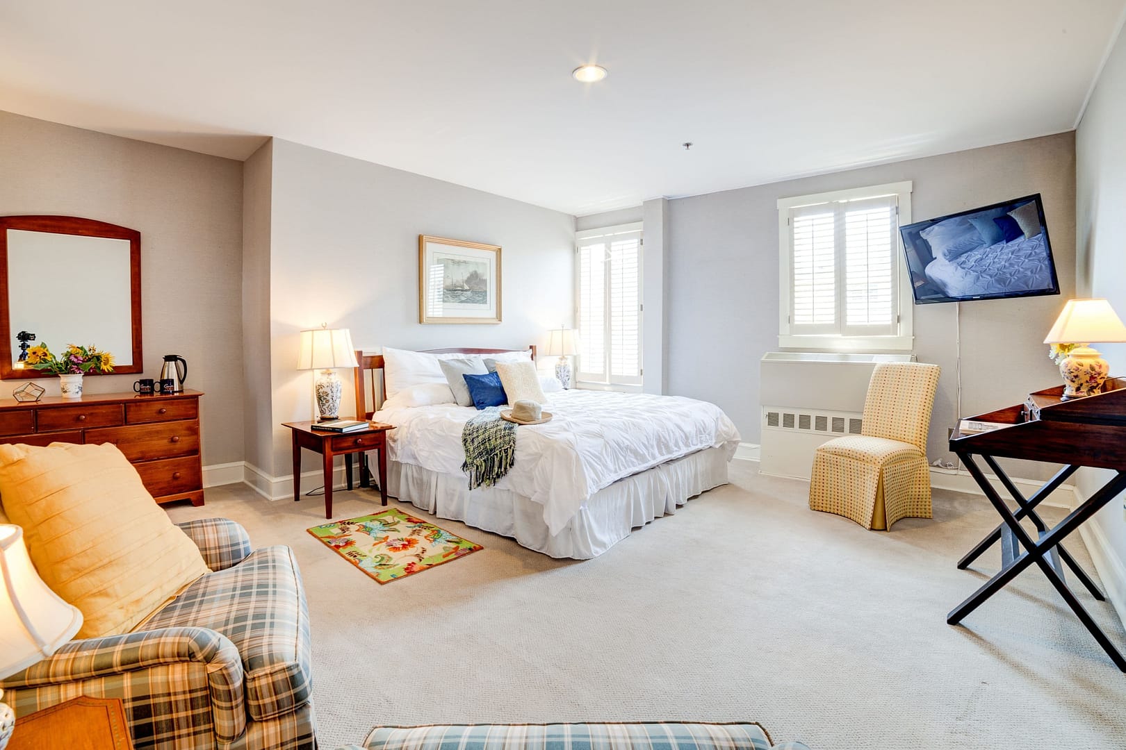 Bedroom view of The Inn at Camden Place