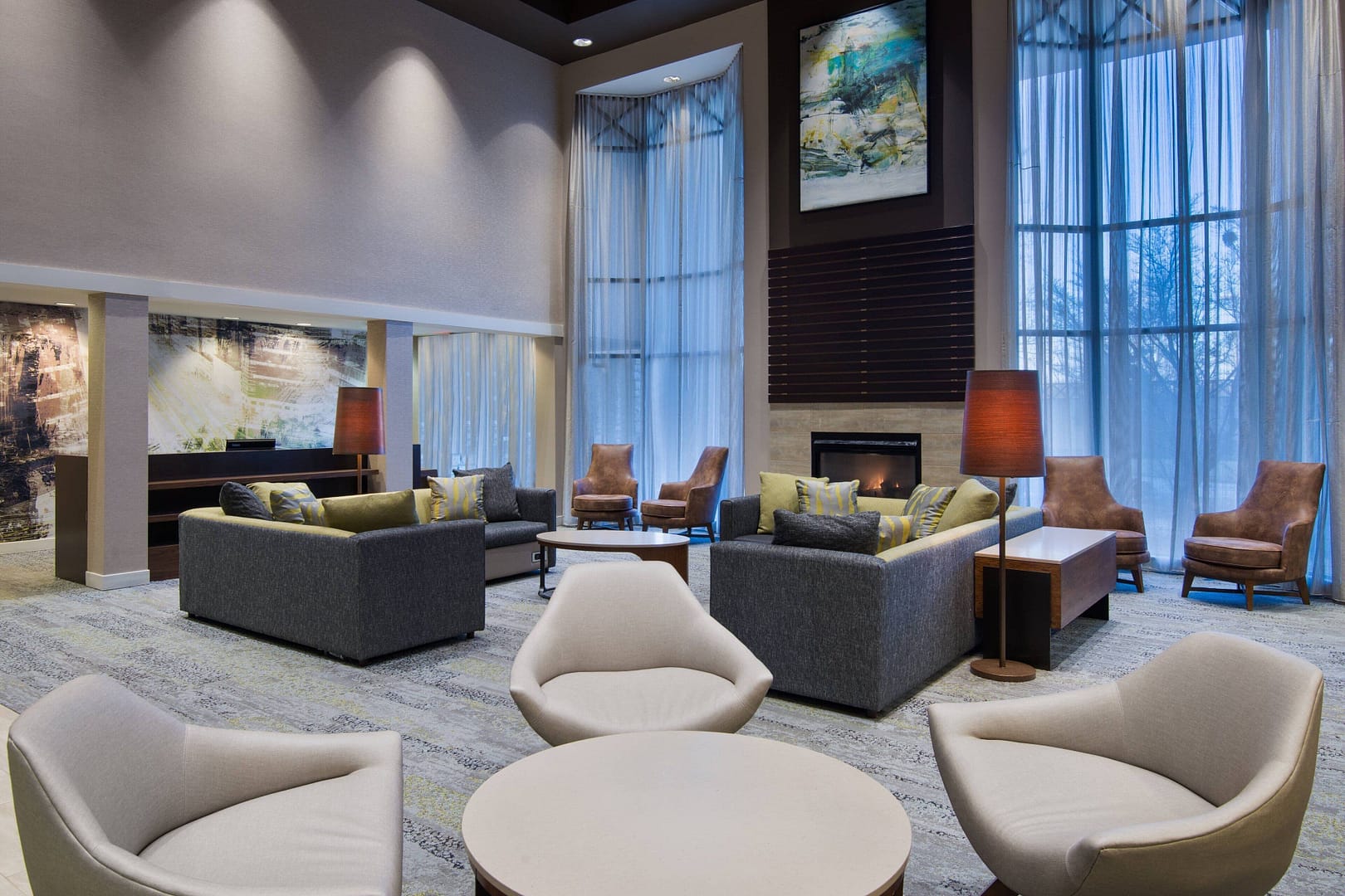 Lounge view of Courtyard by Marriott Springfield Airport