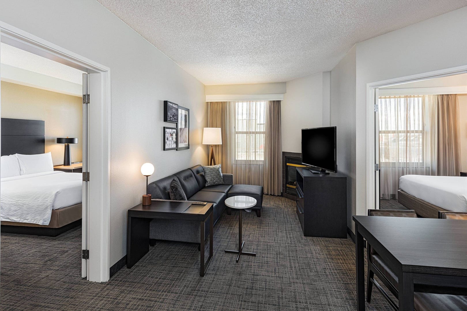 Living room view of Residence Inn by Marriott Louisville Downtown