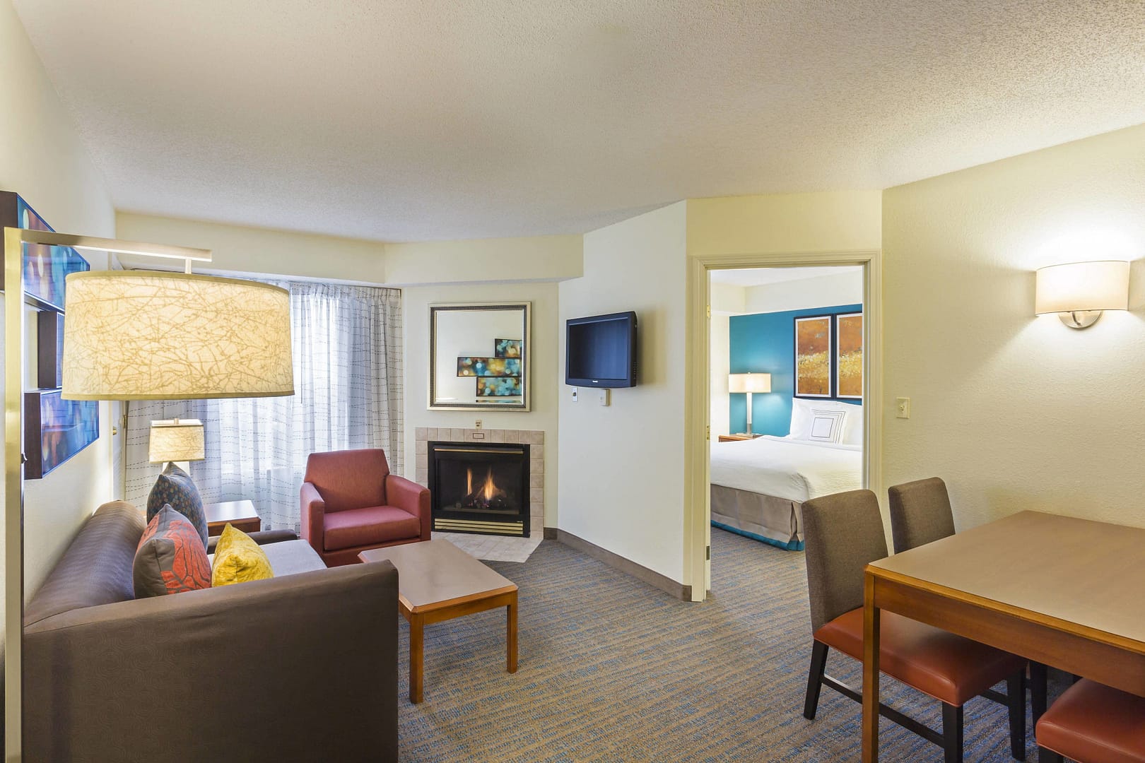 Living room view of Residence Inn by Marriott Louisville Northeast