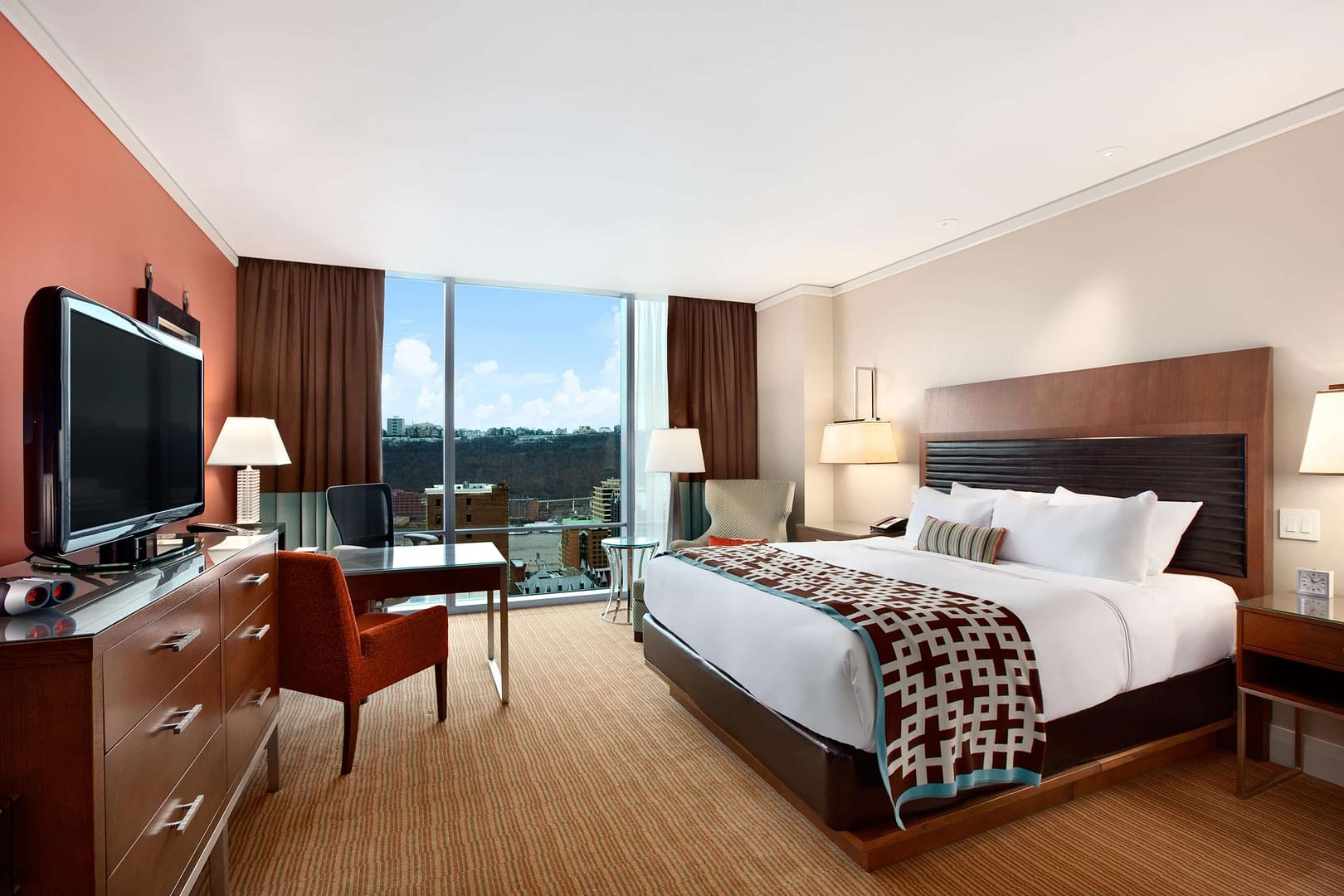 Bedroom view of Fairmont Pittsburgh