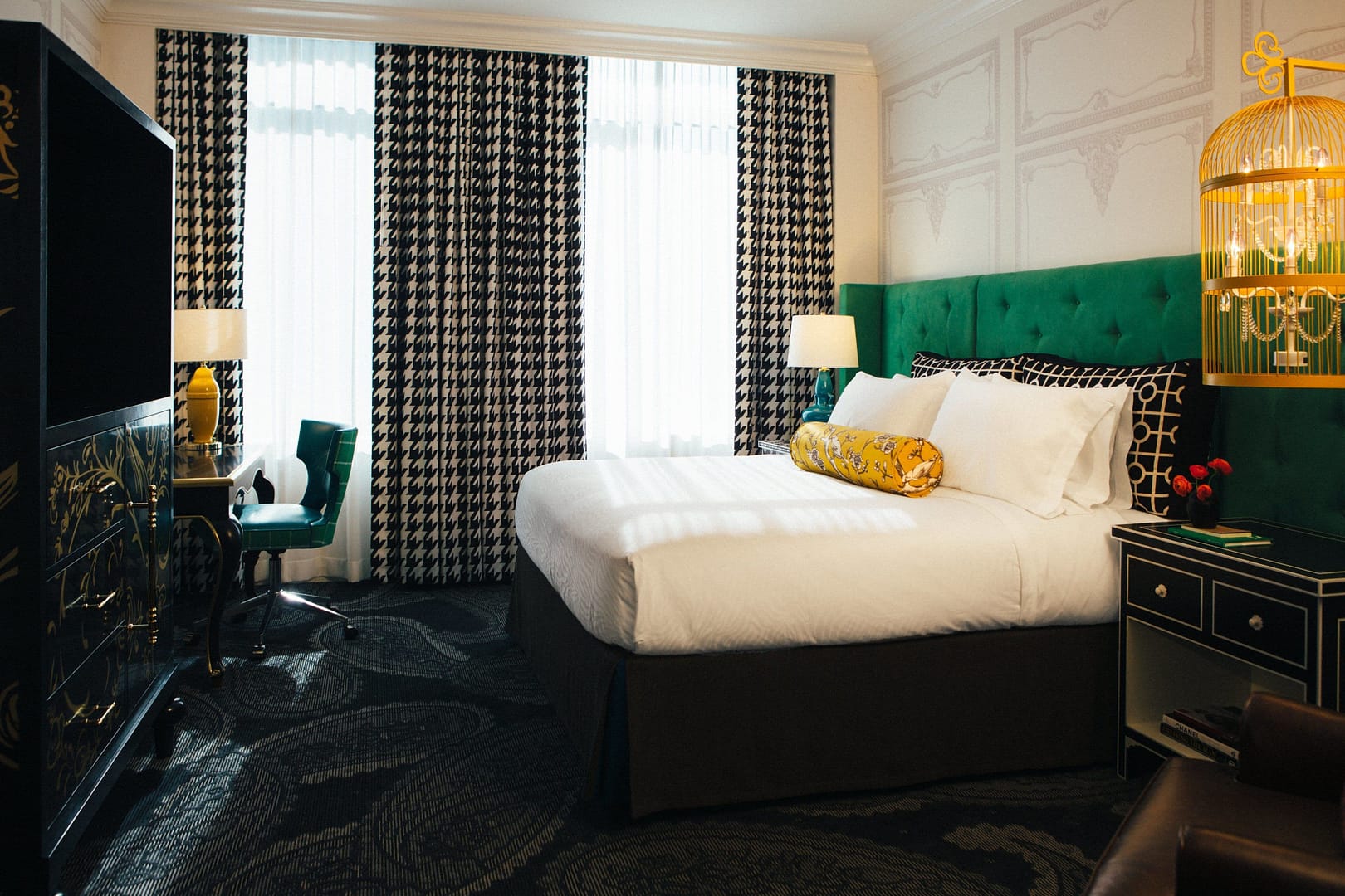 Bedroom view of Kimpton Hotel Monaco Pittsburgh