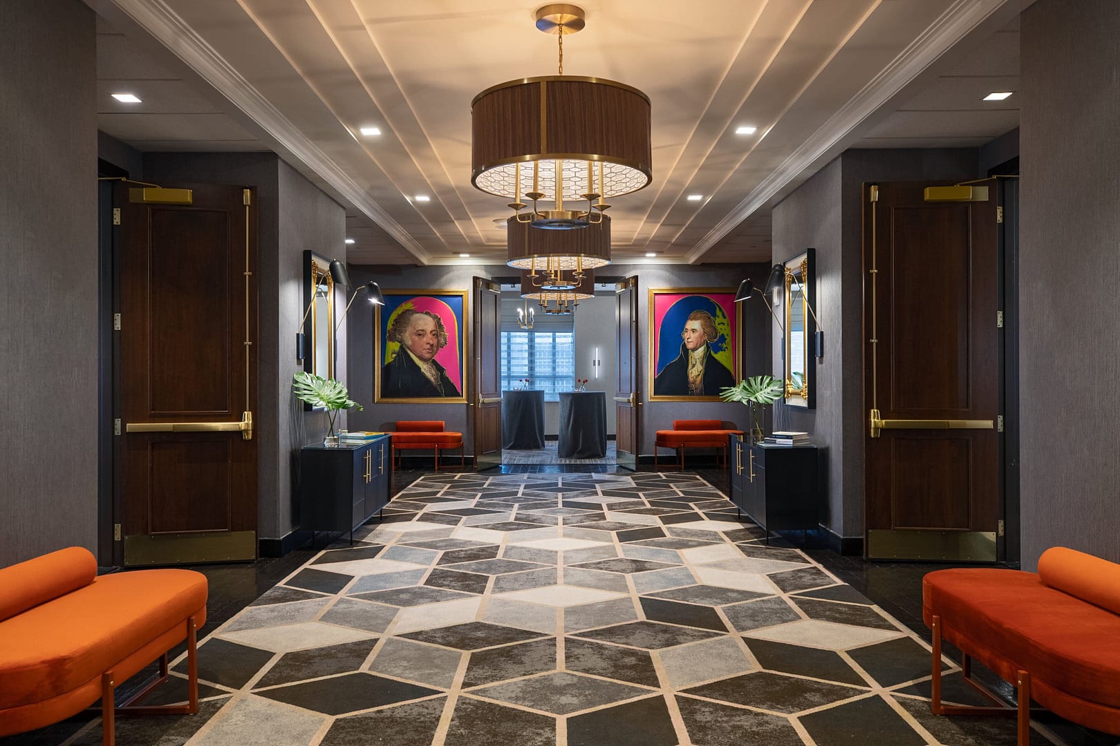 Hallway view of Kimpton Hotel Palomar Philadelphia, an IHG Hotel