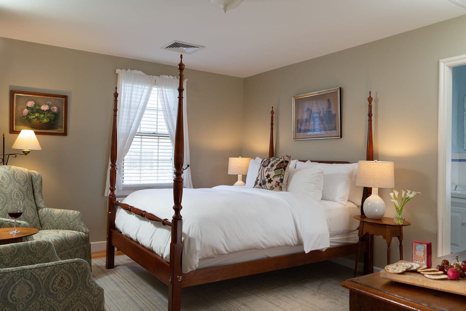 Bedroom view of The Grafton Inn
