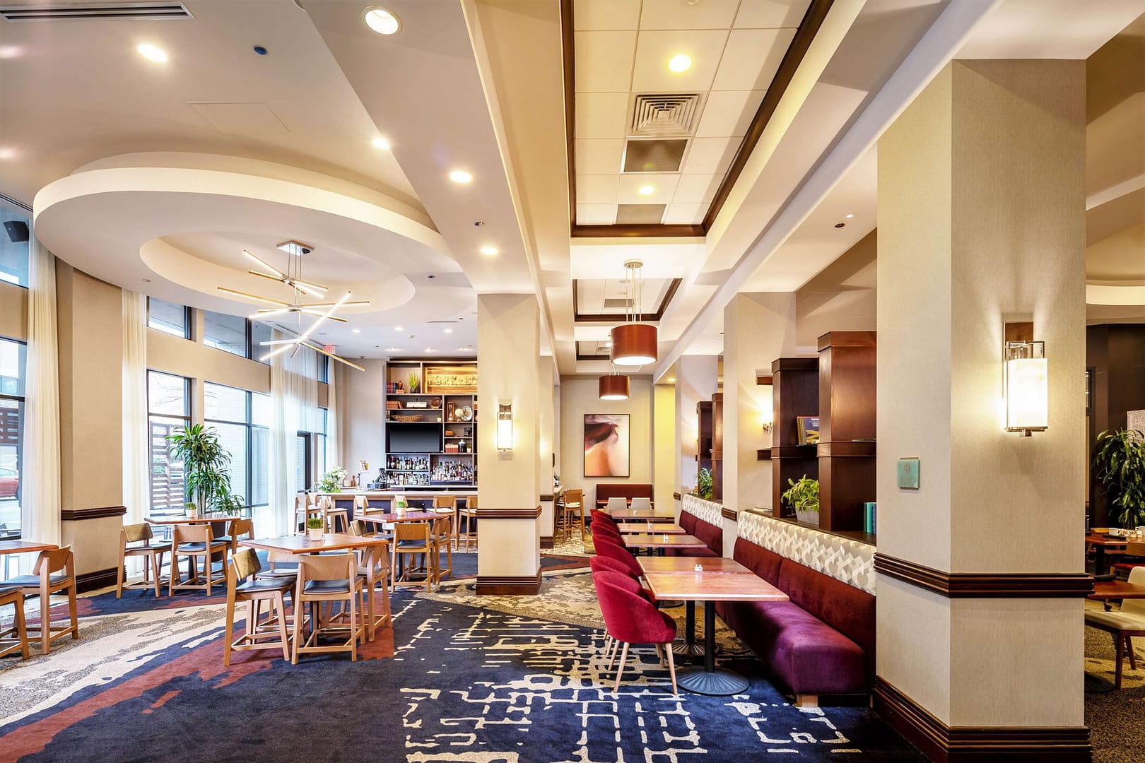 Bar view of Hilton Asheville Biltmore Park
