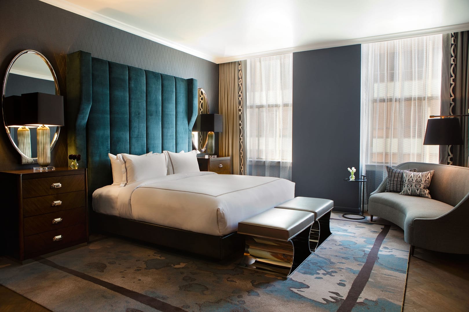 Bedroom view of Kimpton Cardinal Hotel