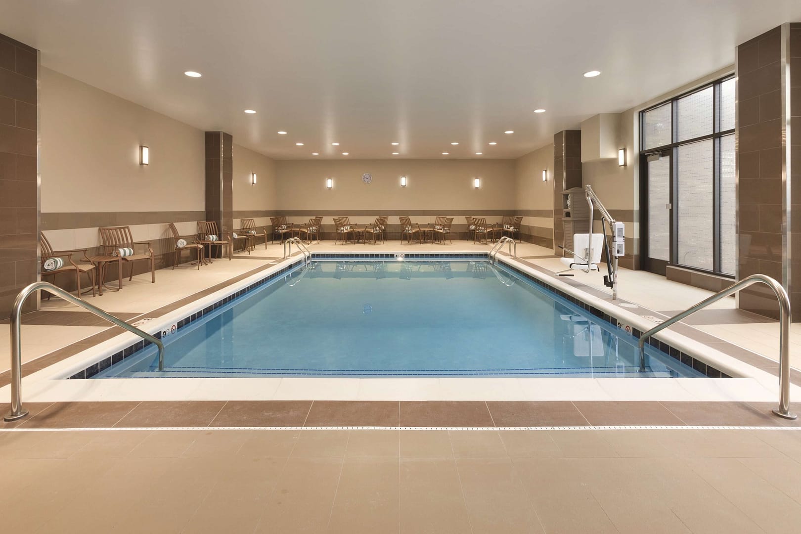 Pool view of Embassy Suites by Hilton Akron Canton Airport