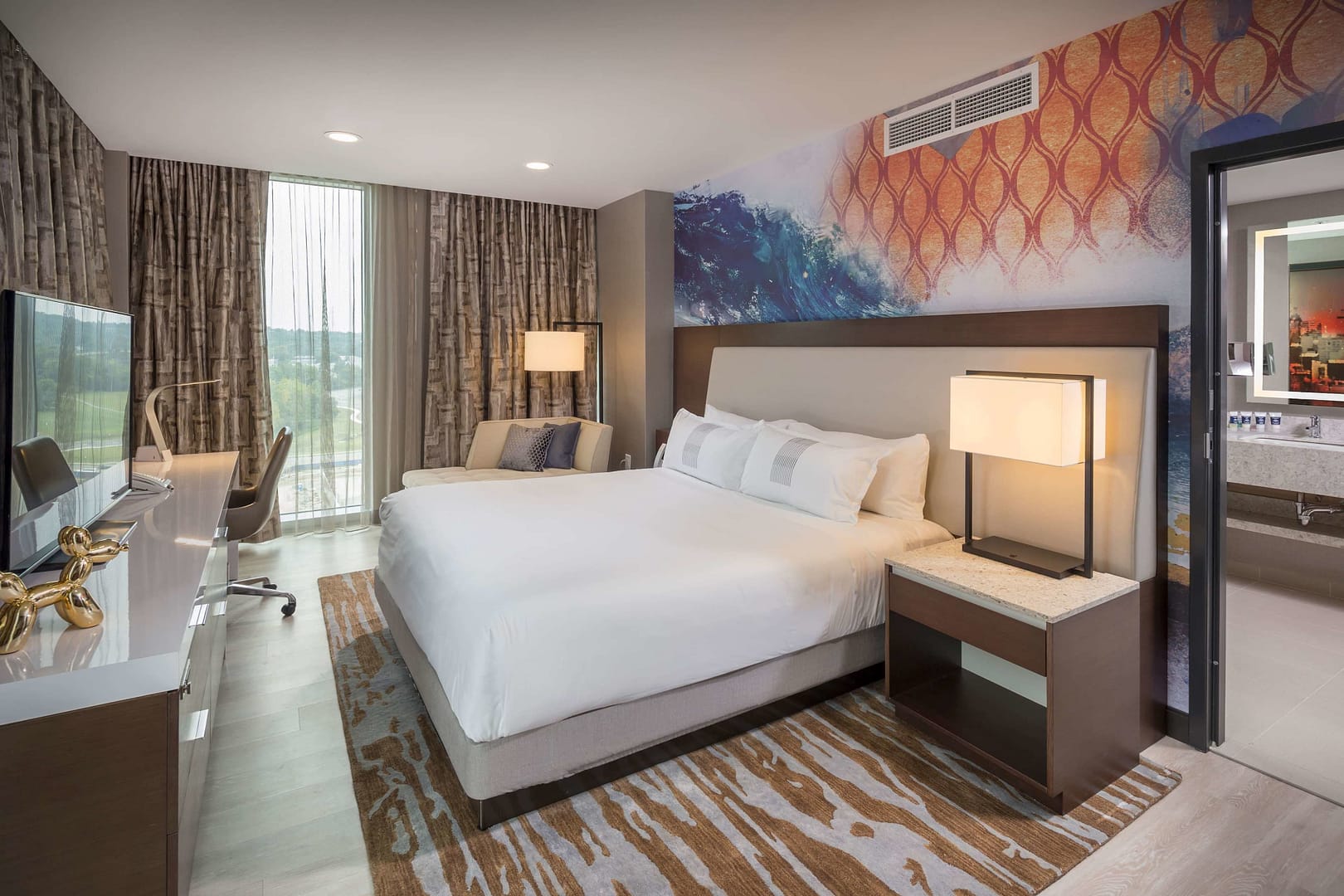 Bedroom view of The Summit Hotel