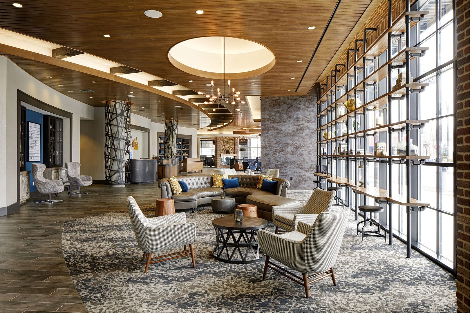Lounge view of Archer Hotel Burlington