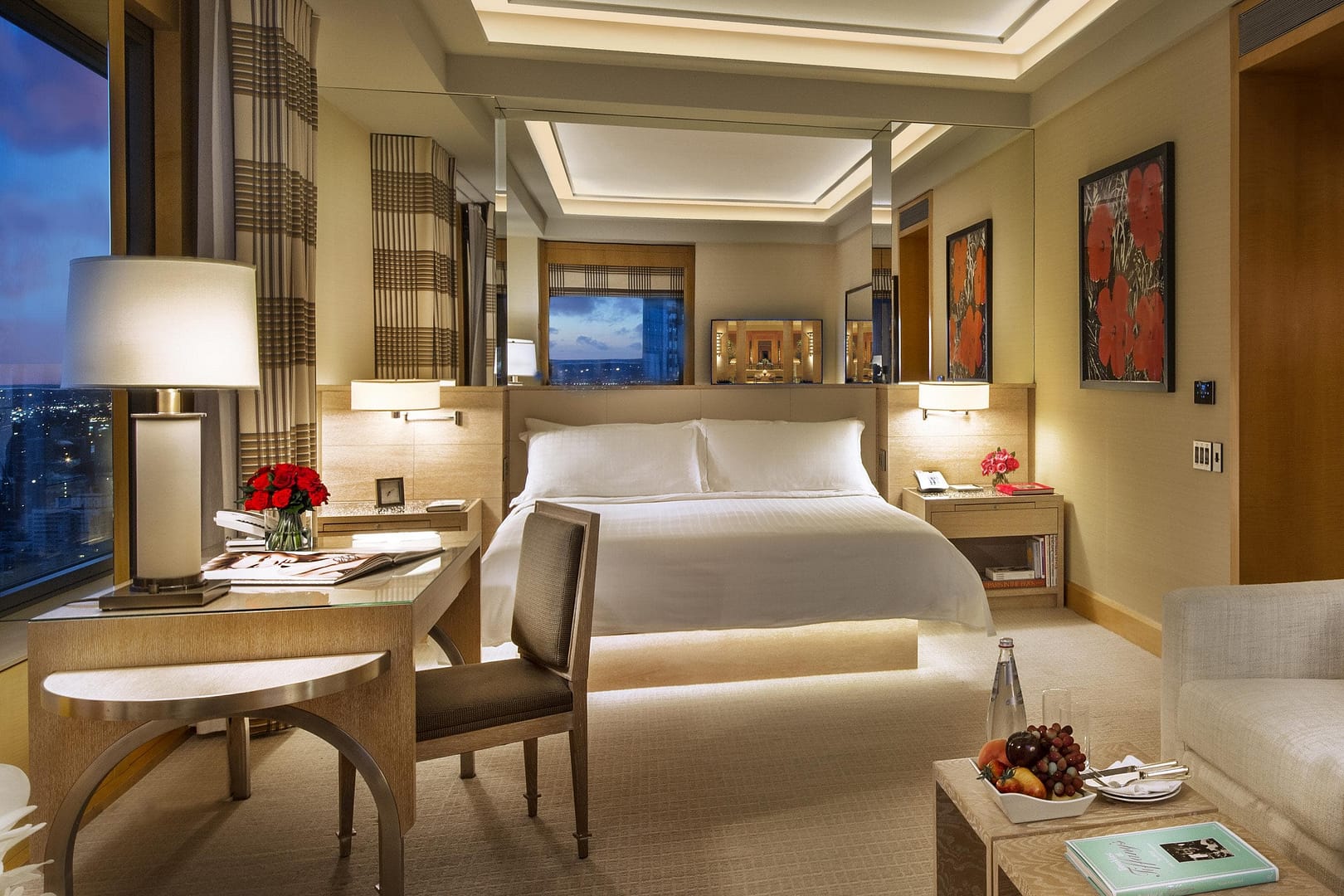Bedroom view of Four Seasons Hotel New York