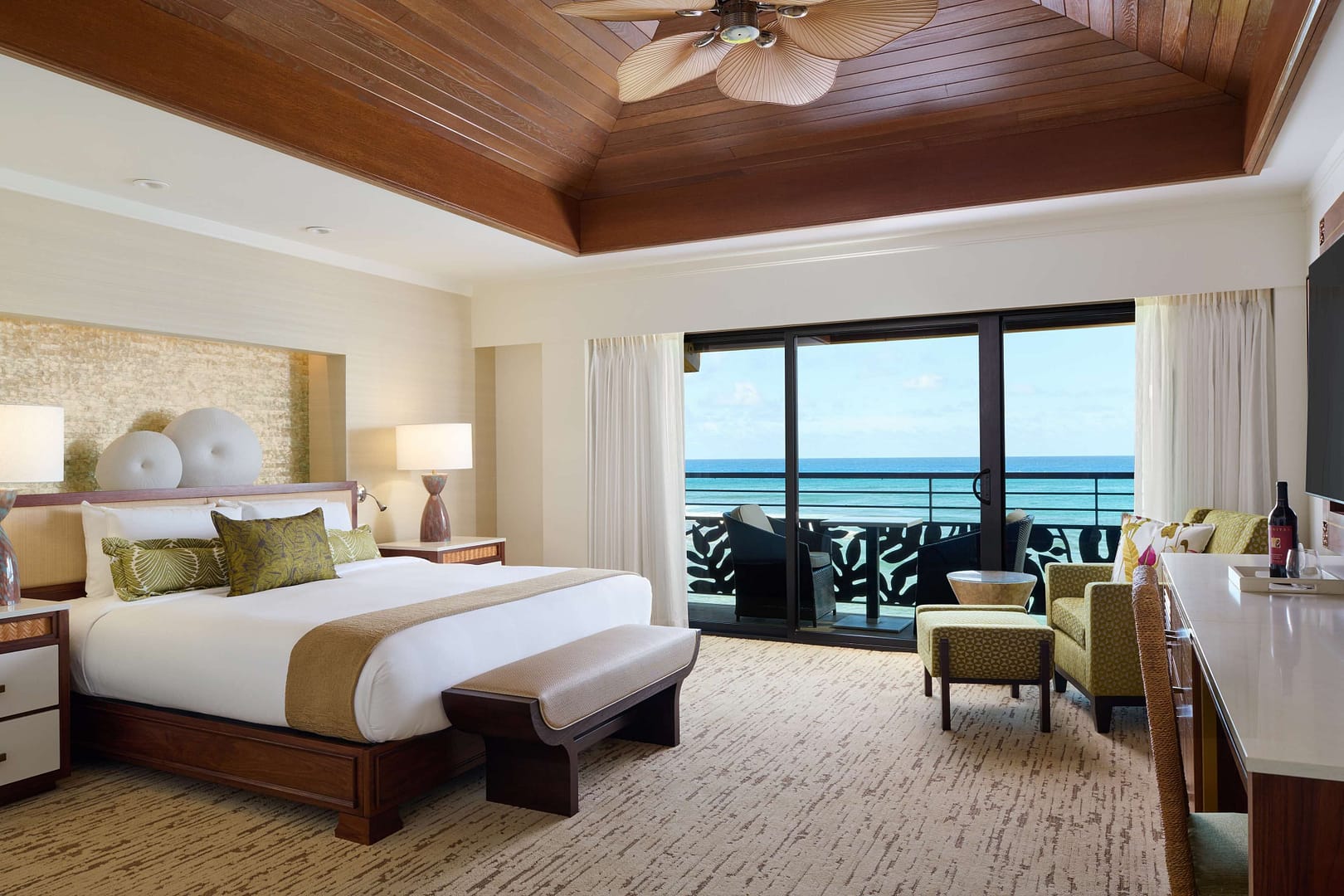Bedroom view of Ko'a Kea Resort on Poipu Beach