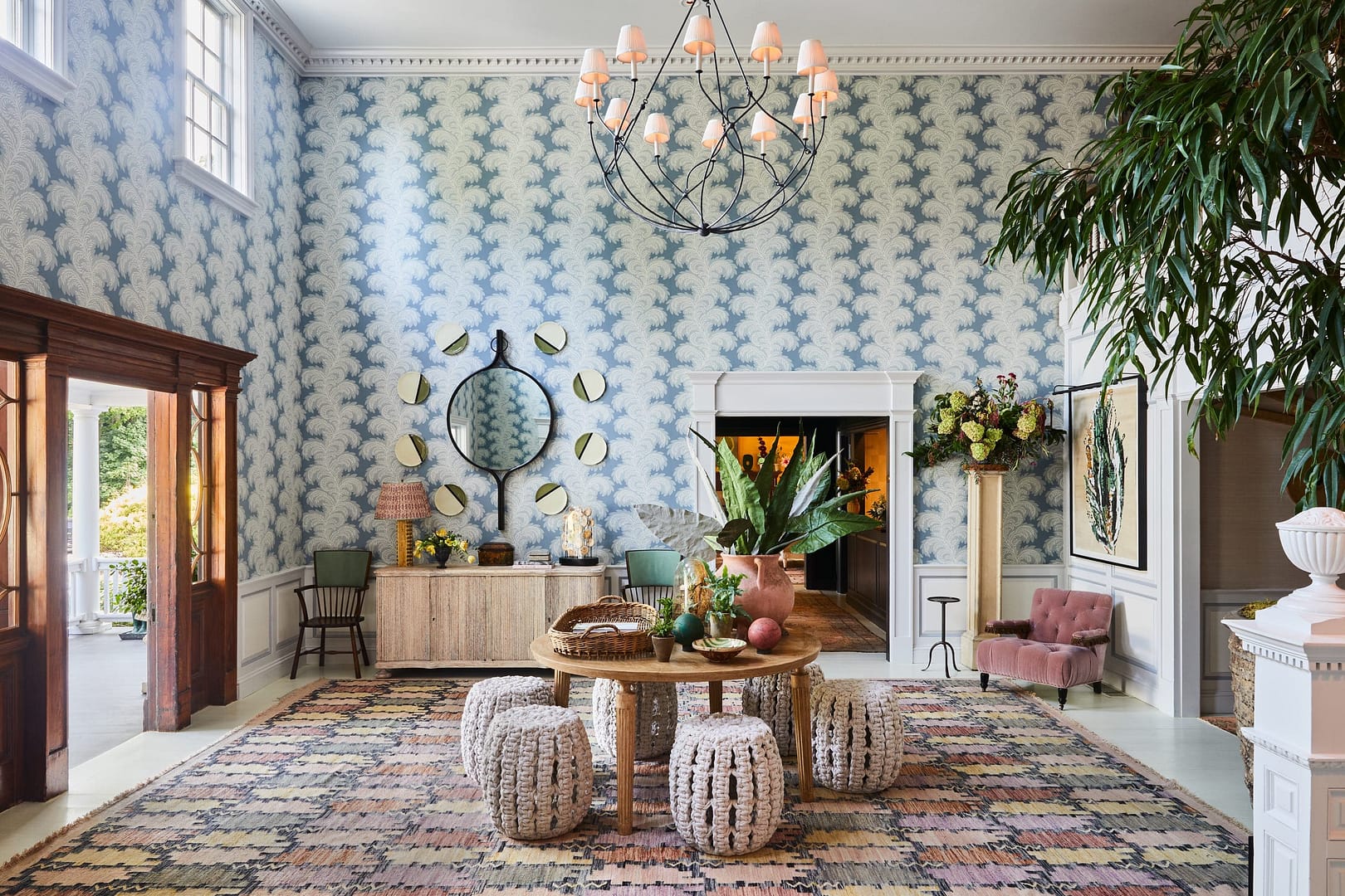 Lobby view of Mayflower Inn & Spa, Auberge Resorts Collection