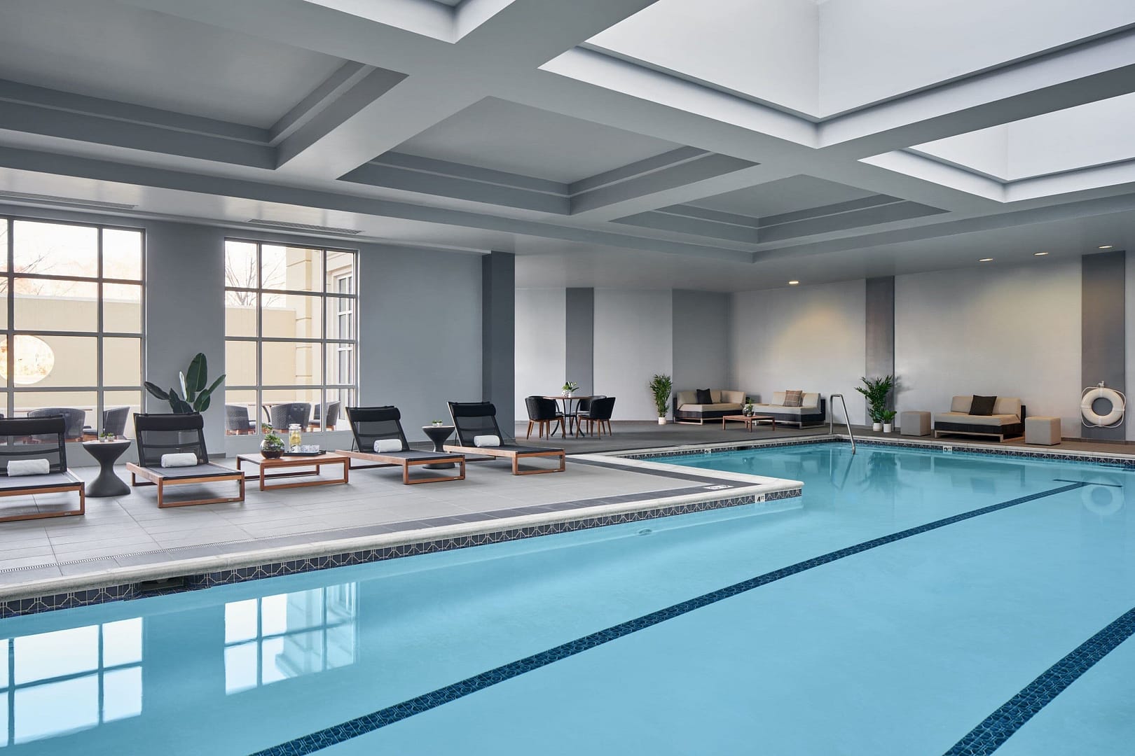 Pool view of Mystic Marriott Hotel & Spa