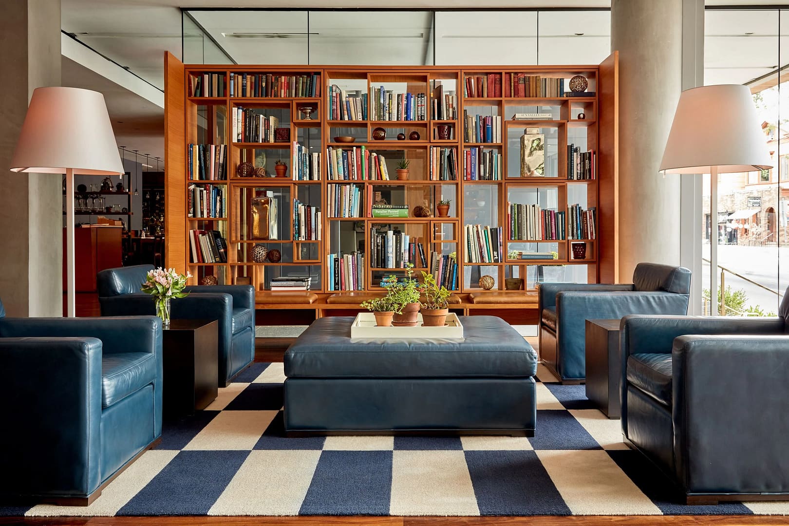 Lounge view of The Study at Yale