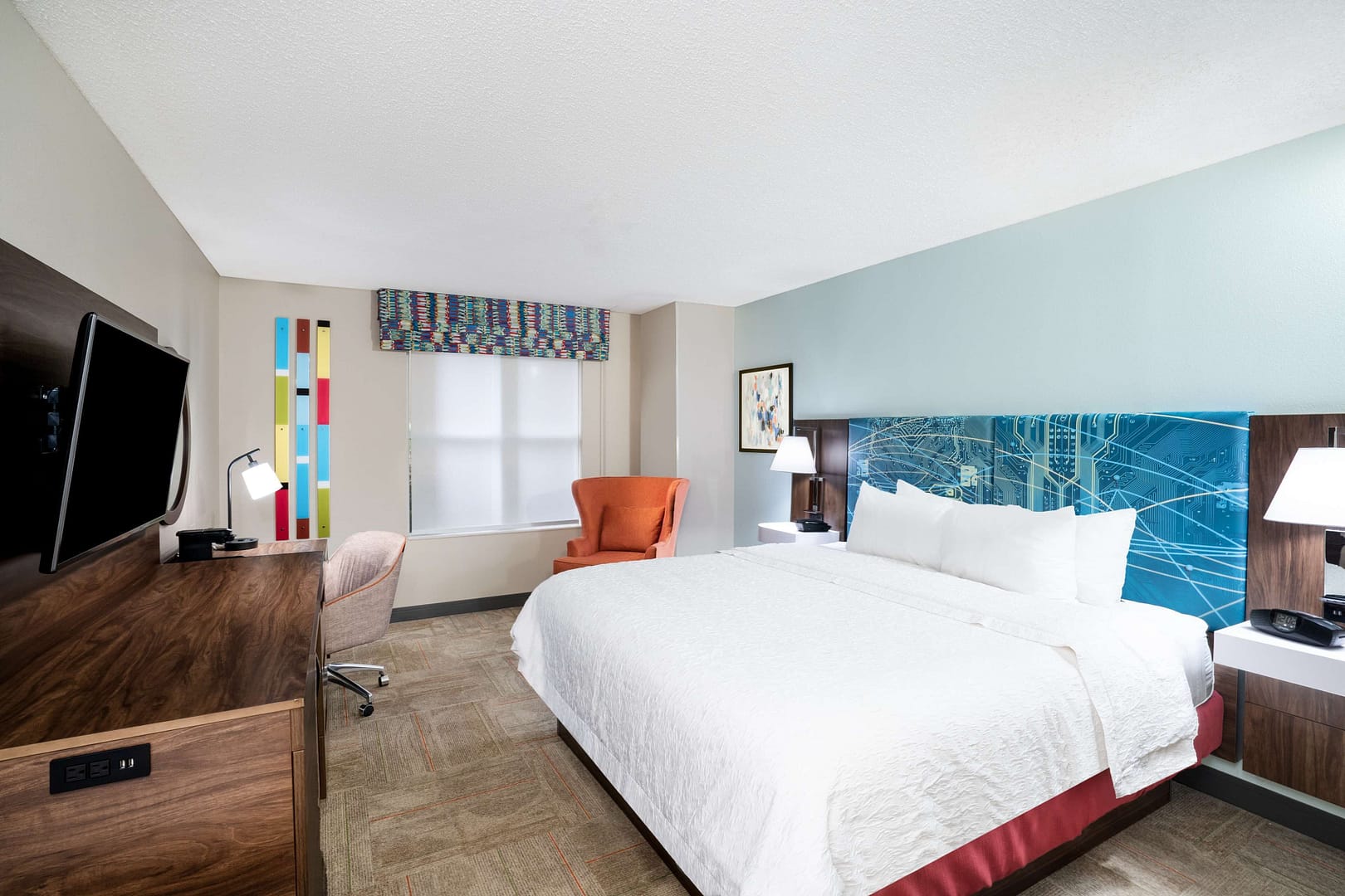 Bedroom view of Hampton Inn & Suites West Little Rock