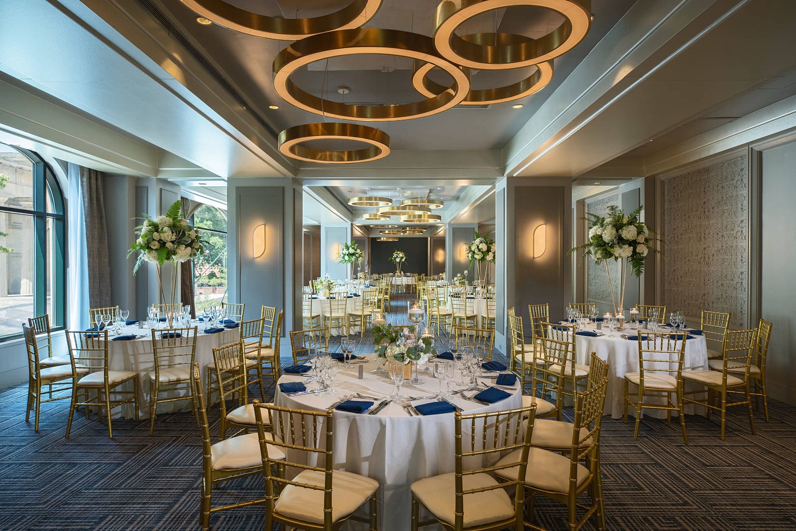 Banquet hall view of Renaissance Philadelphia Downtown Hotel