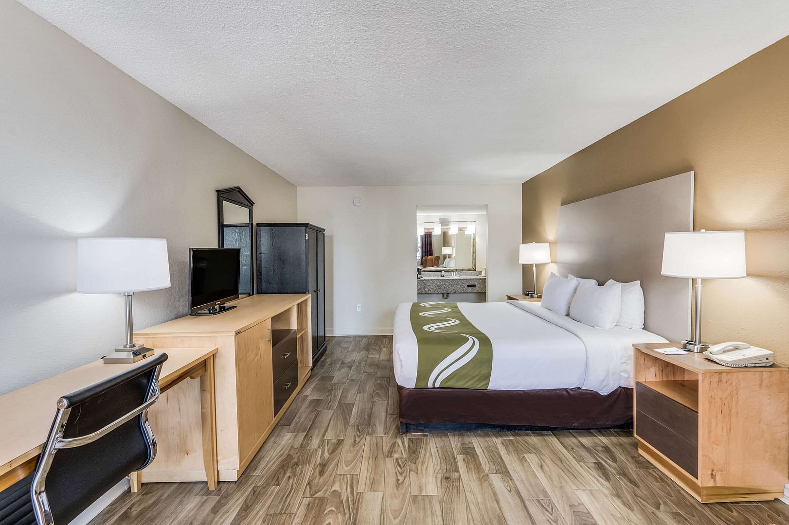 Bedroom view of Quality Inn & Suites