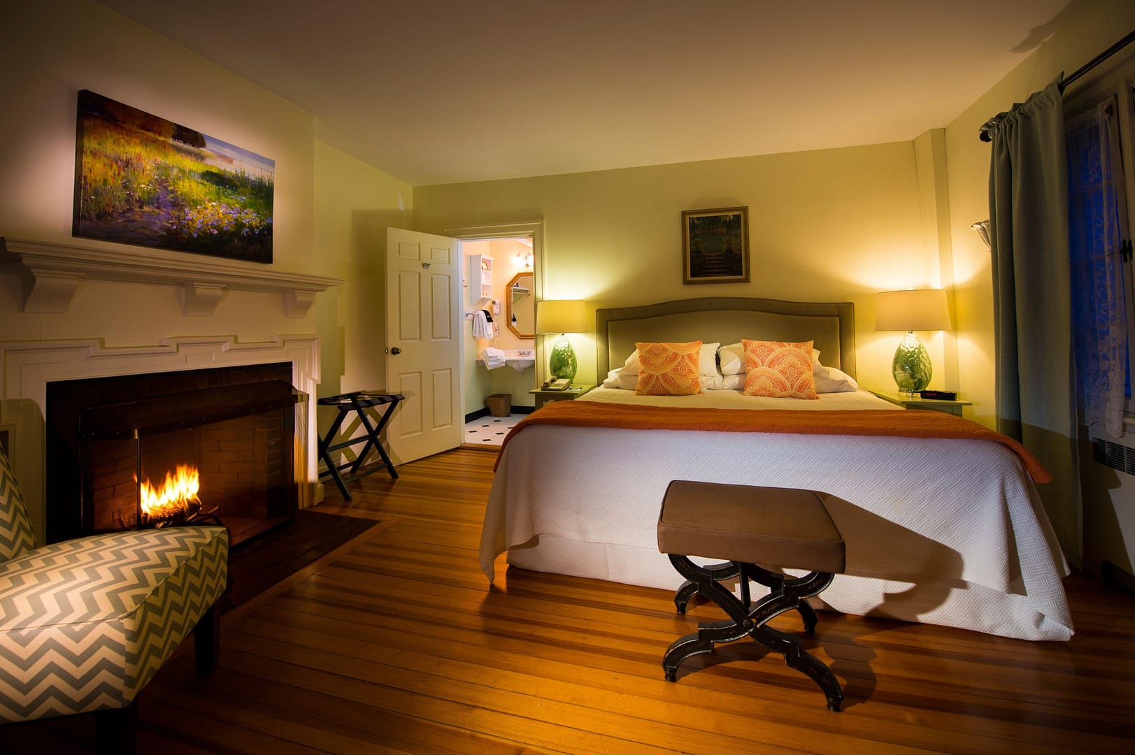 Bedroom view of York Harbor Inn