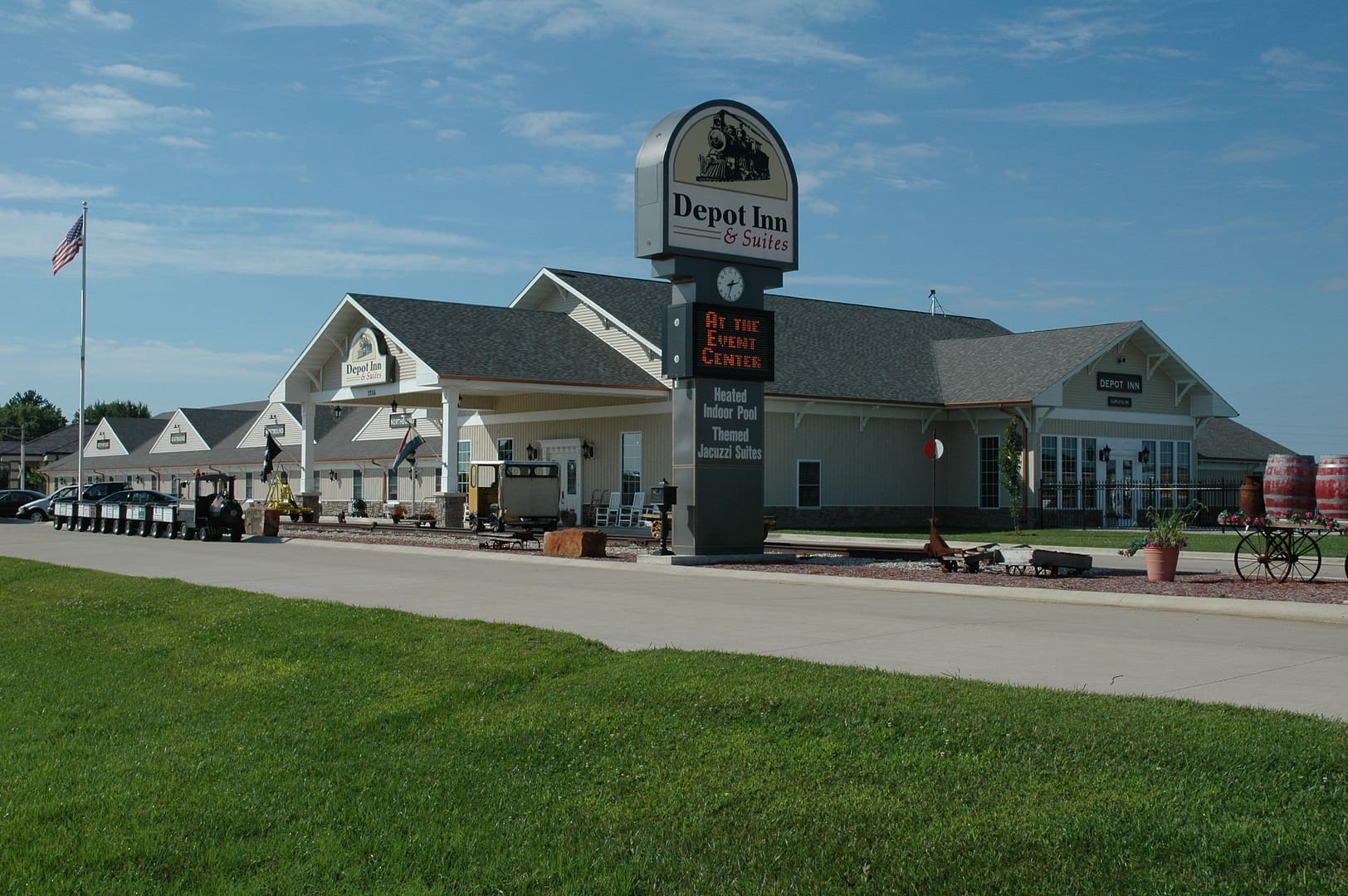 Building view of Depot Inn & Suites