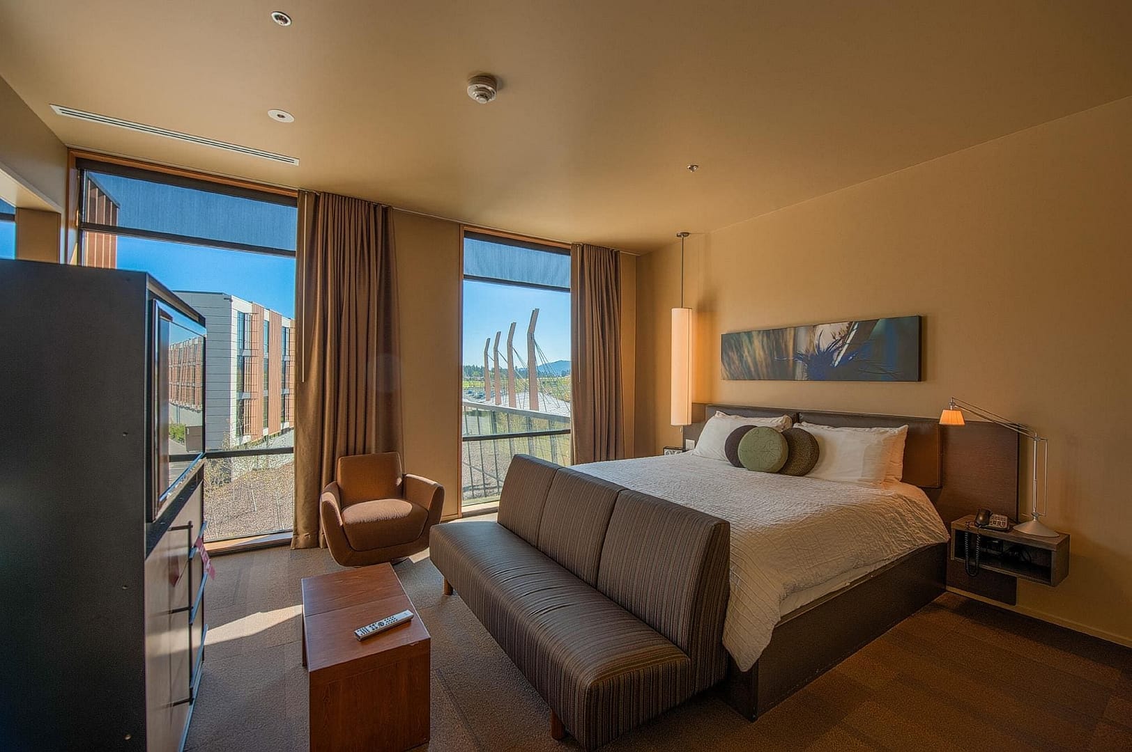 Bedroom view of Coeur d'Alene Casino Resort Hotel