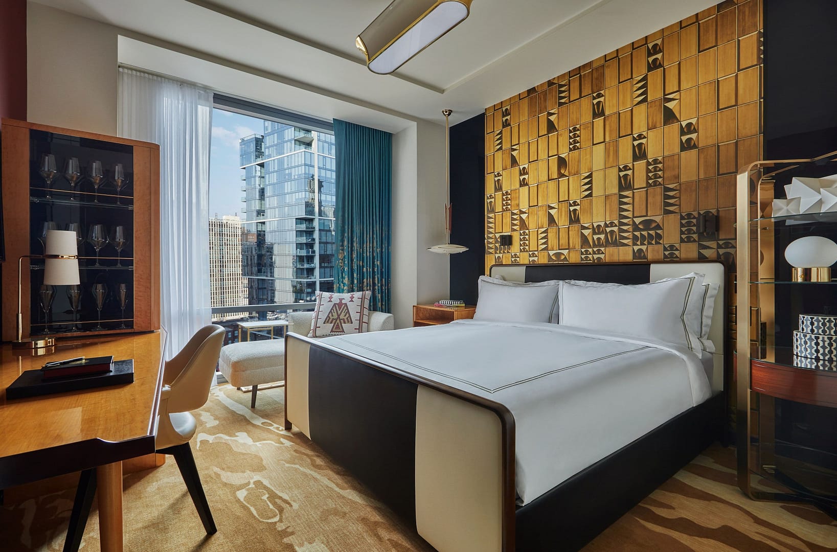 Bedroom view of Viceroy Chicago