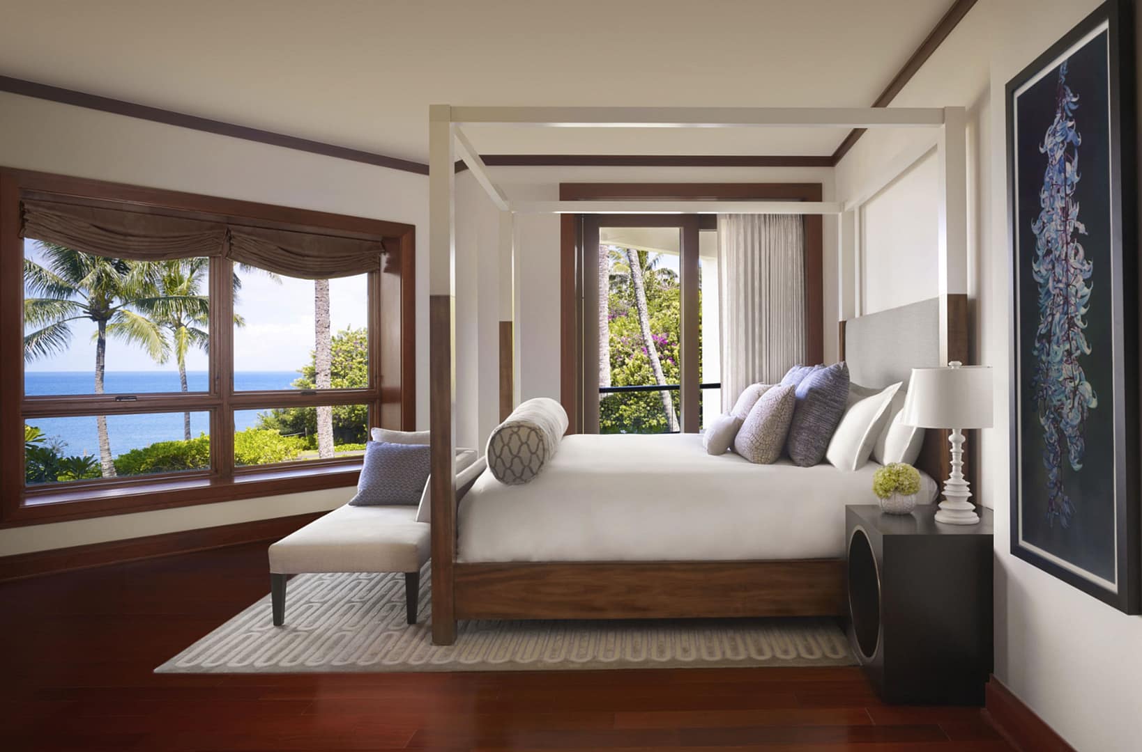 Bedroom view of Montage Kapalua Bay
