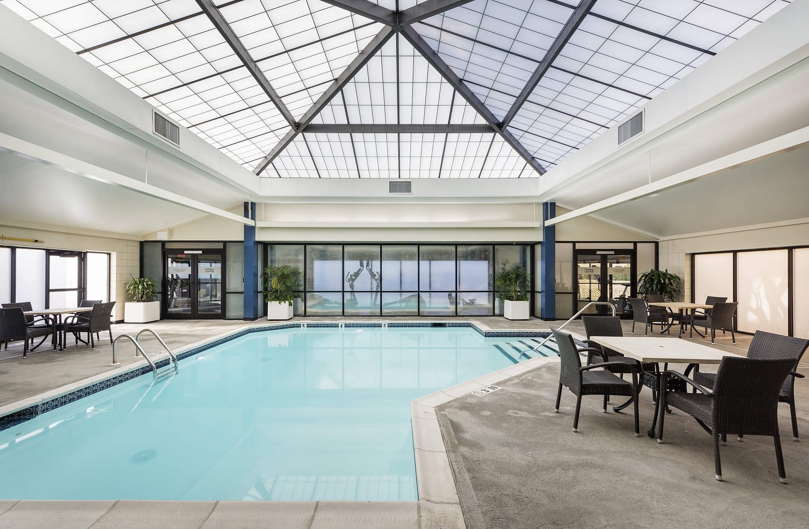 Pool view of Crowne Plaza Providence-Warwick (Airport), an IHG Hotel