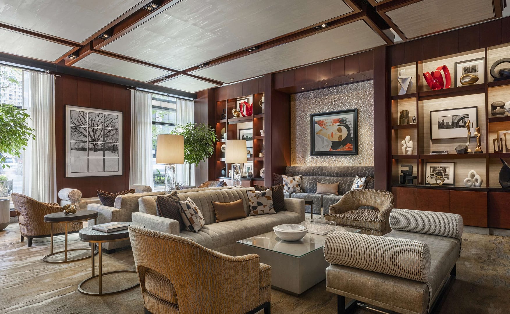 Lounge view of Park Hyatt Chicago