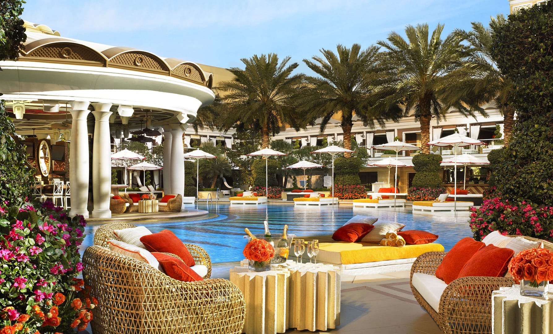Pool view of Encore at Wynn Las Vegas
