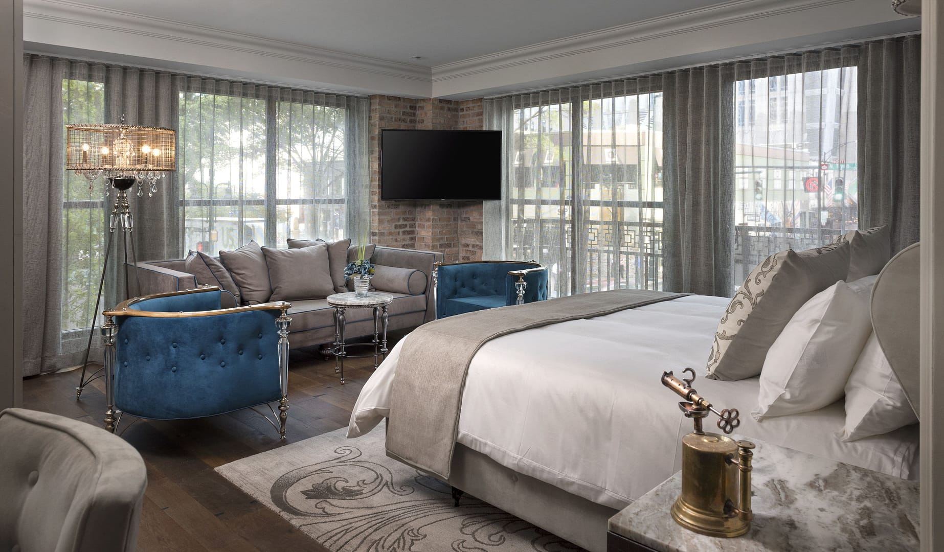 Bedroom view of The Ivey's Hotel