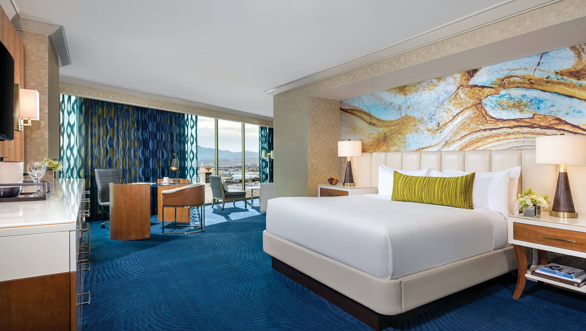 Bedroom view of Mandalay Bay