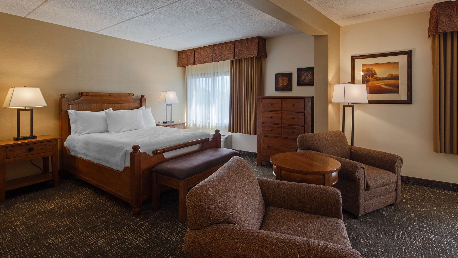 Bedroom view of Best Western Plus Waterbury Stowe
