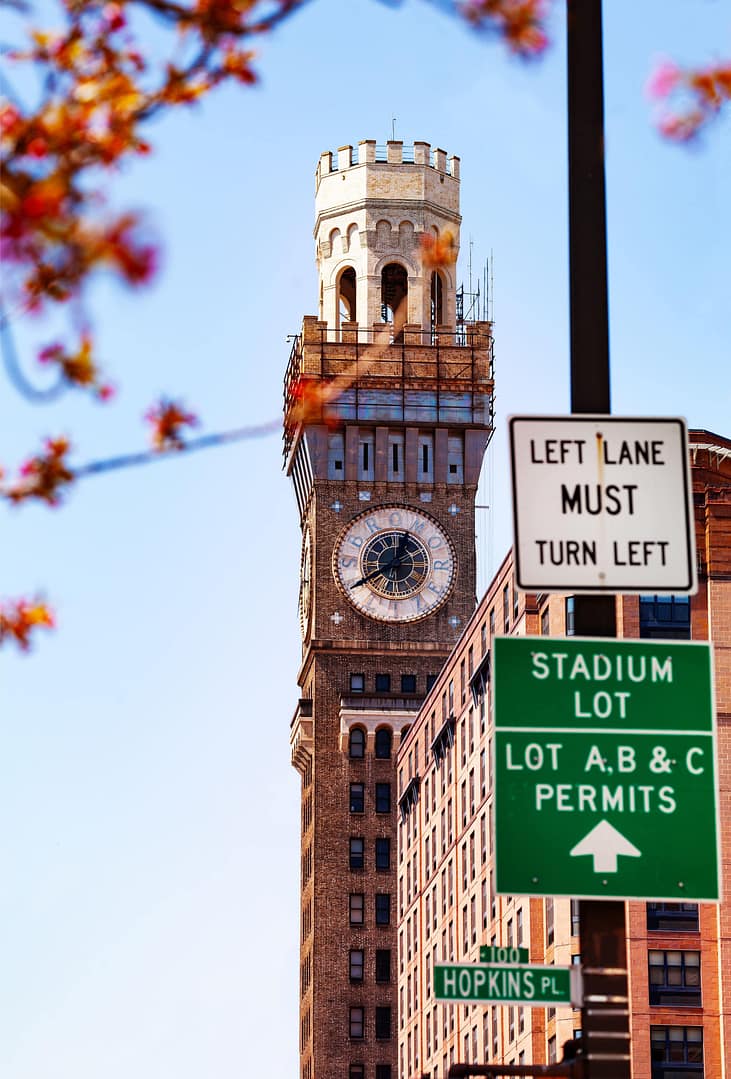 Famous Emerson Bromo-Seltzer Tower in Baltimore