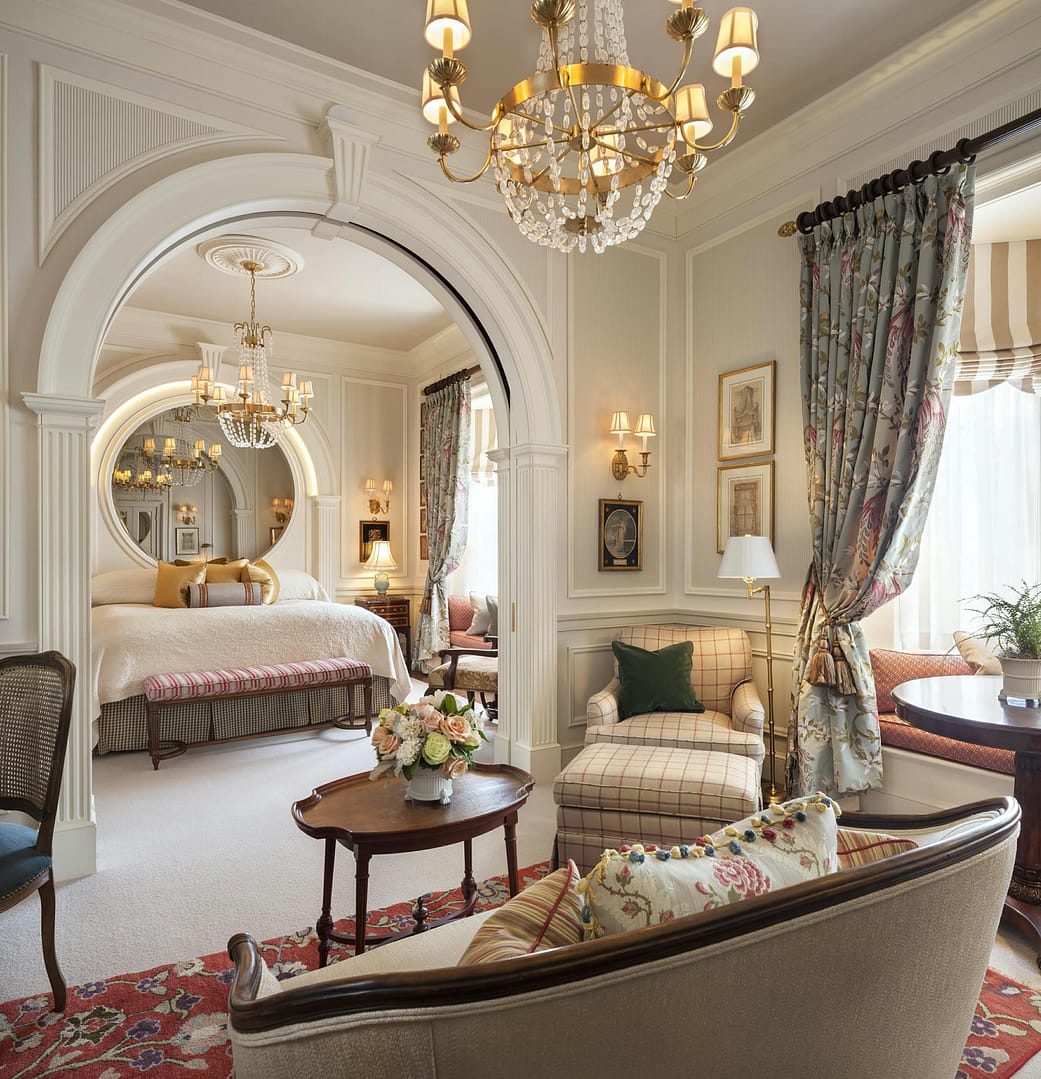 Bedroom view of The Inn at Little Washington