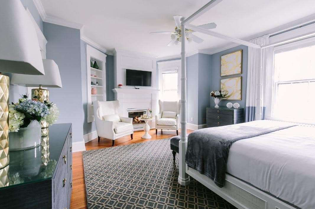 Bedroom view of The Bayberry, Newport