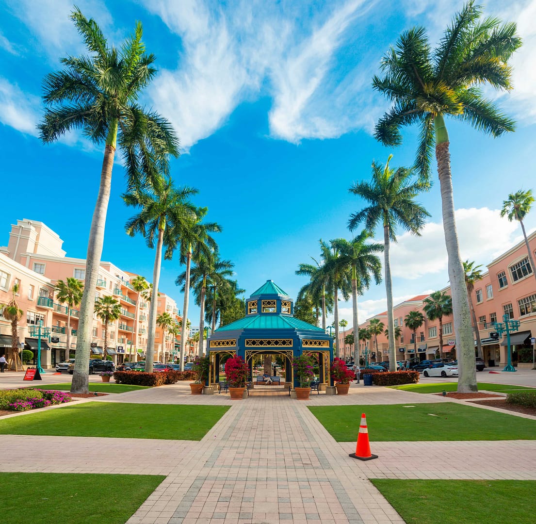 Boca Raton is a city on the southeast coast of Florida, known for its golf courses, parks, and beaches