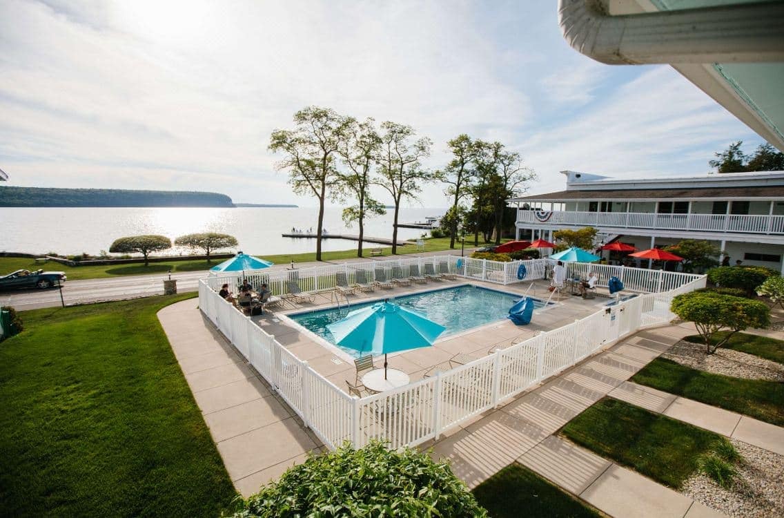 Pool view of Edgewater Resort