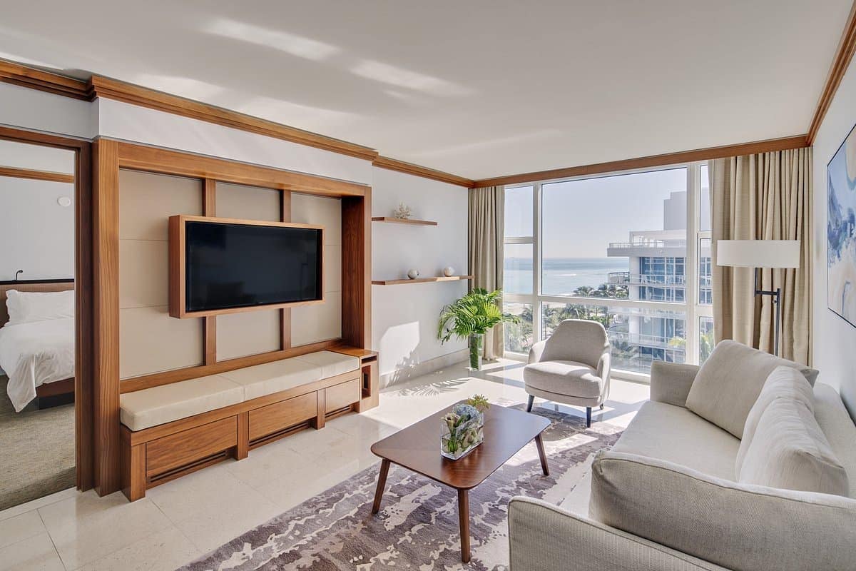 Living room view of Carillon Miami Wellness Resort