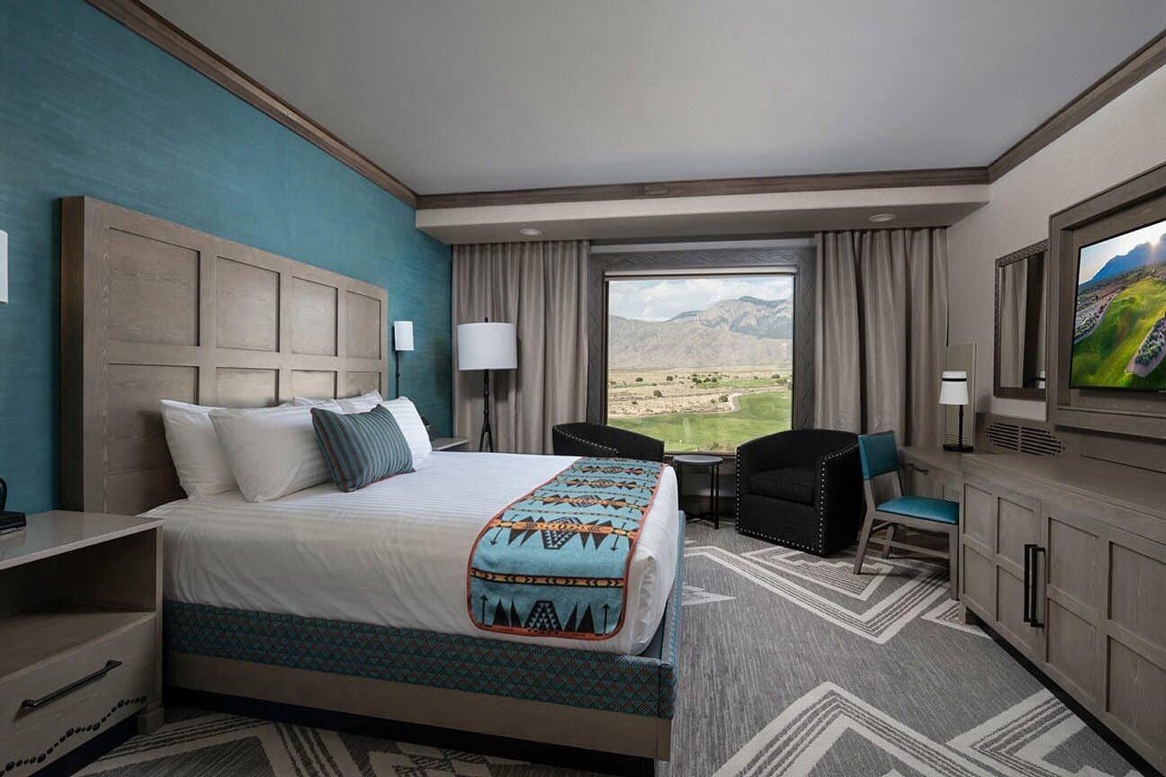 Bedroom view of Sandia Resort & Casino