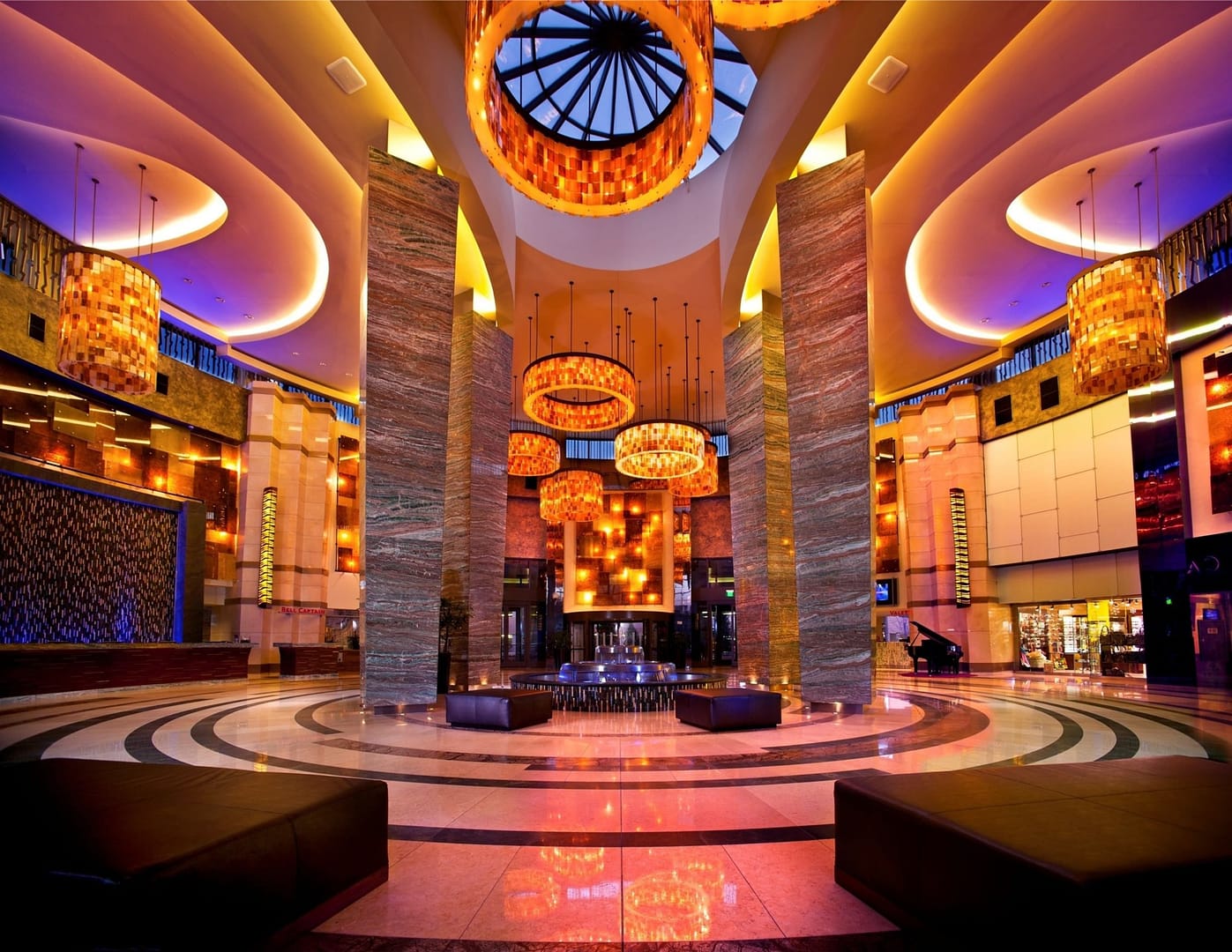 Lobby view of The Fox Tower at Foxwoods