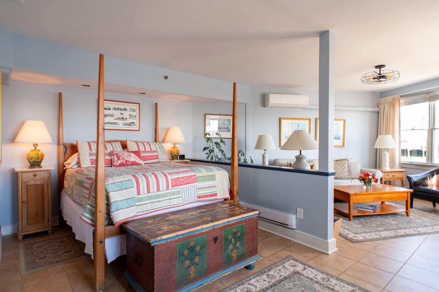 Bedroom view of Steamboat Inn