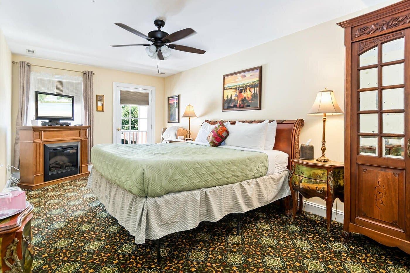 Bedroom view of Old Brick Inn