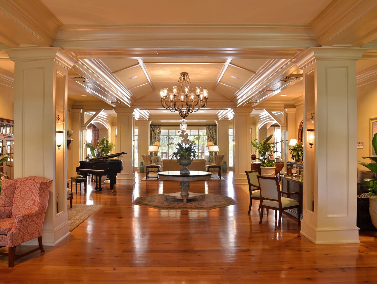 Lobby view of The Inn & Club at Harbour Town