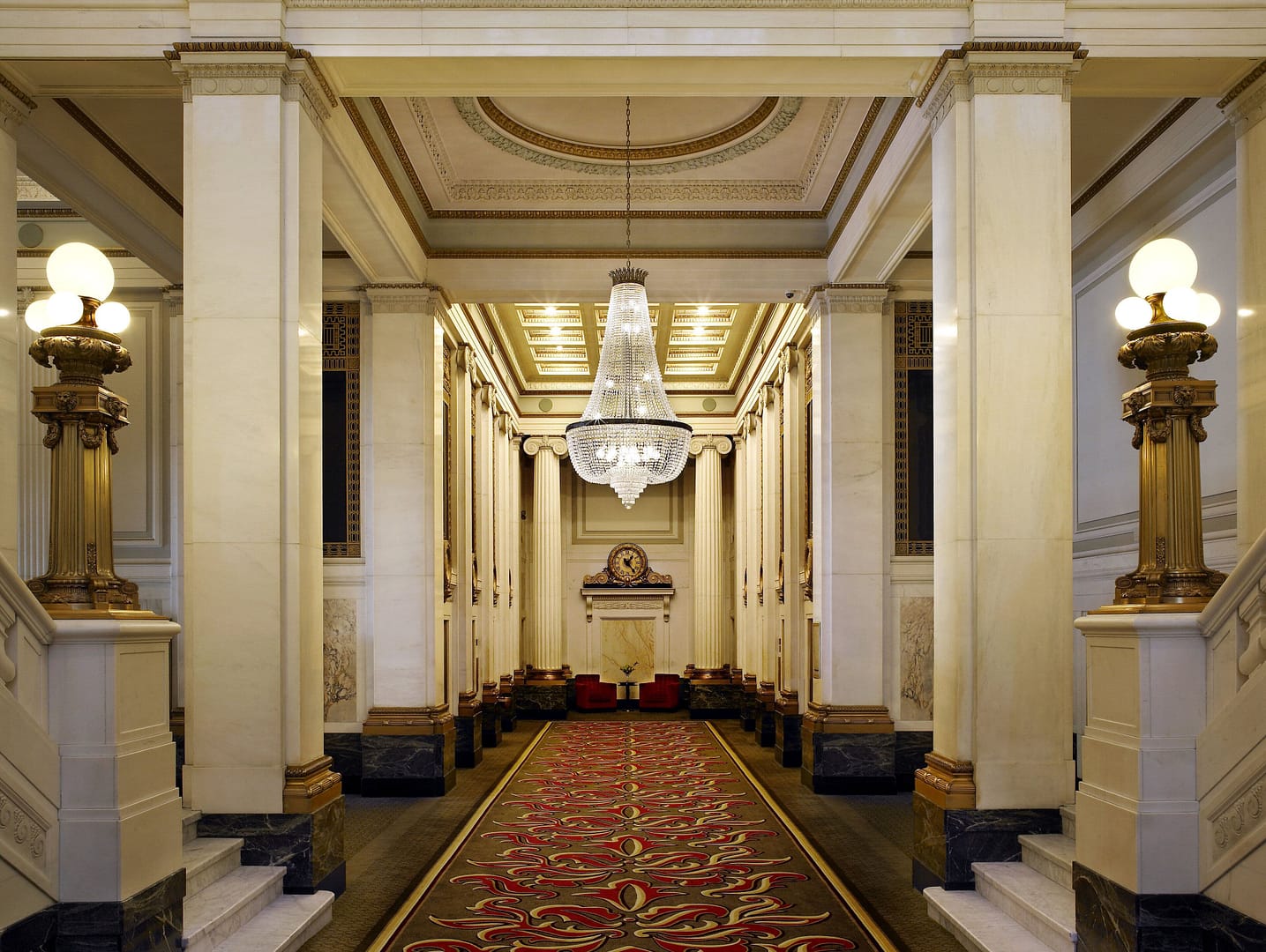 Hallway view of Kimpton Hotel Monaco Baltimore Inner Harbor
