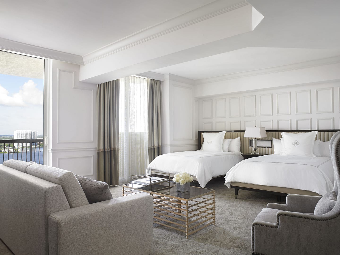 Bedroom view of Acqualina Resort & Residences on the Beach