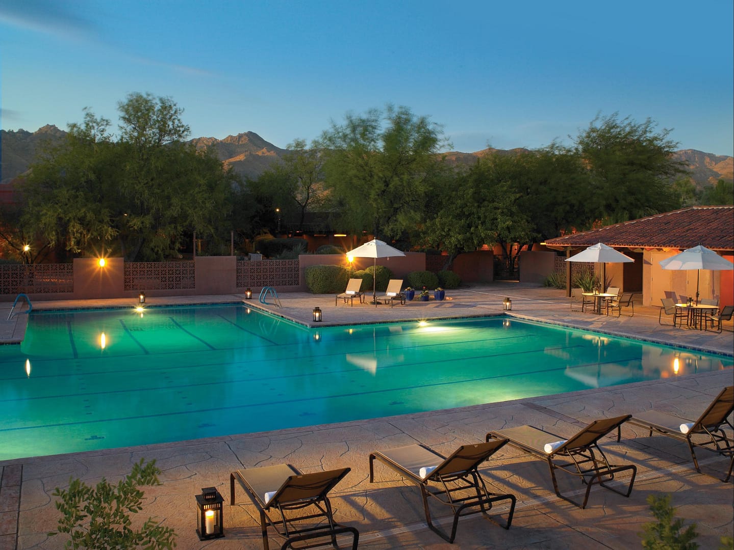 Pool view of Canyon Ranch Tucson