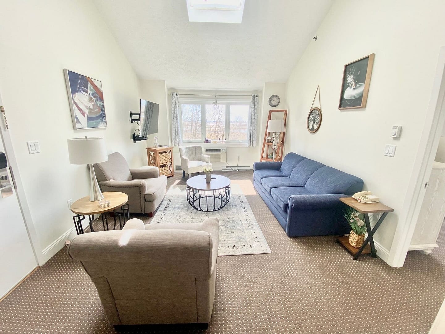 Living room view Village by the Sea