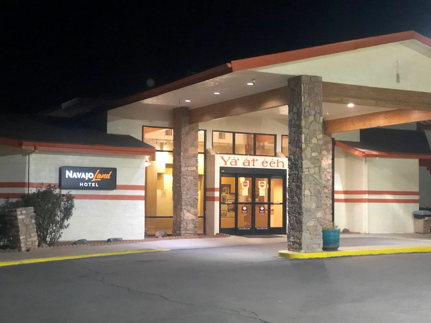 Building view of NavajoLand Hotel