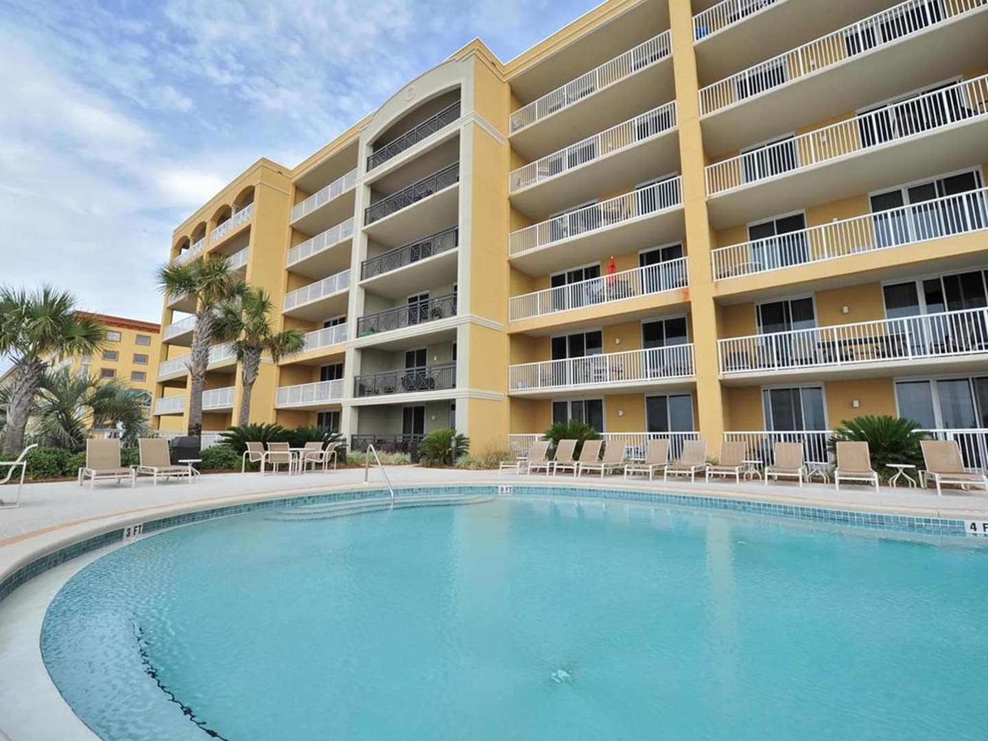 Pool view of Azure Beach Resort by Panhandle Getaways